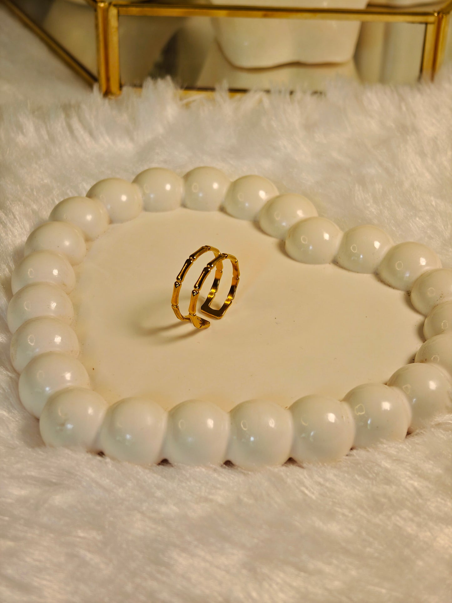 Dainty Bamboo Ring
