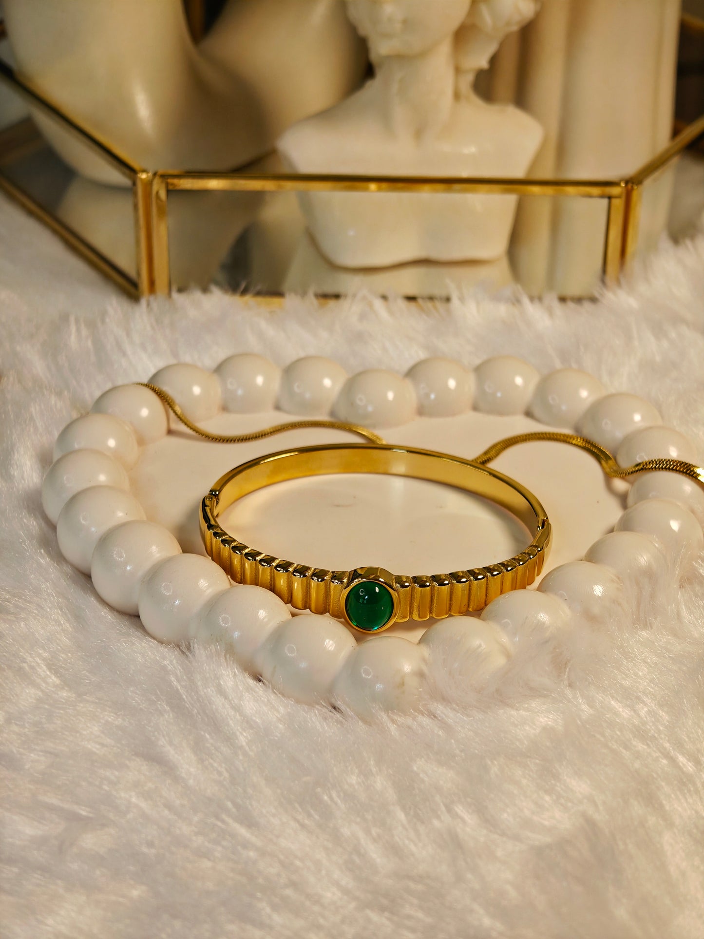 Ethereal Emerald Cuff