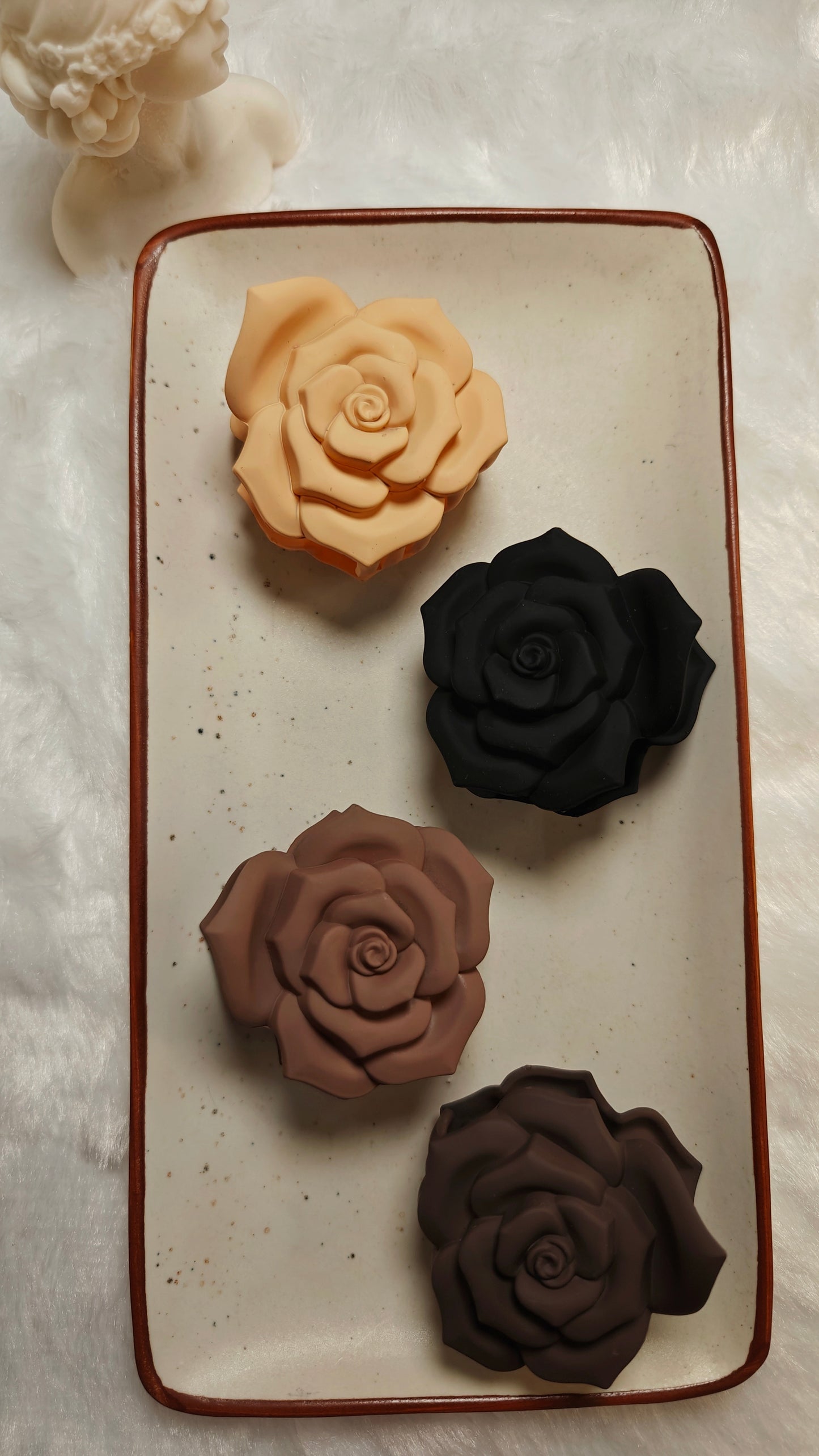 Rose Claw Clip