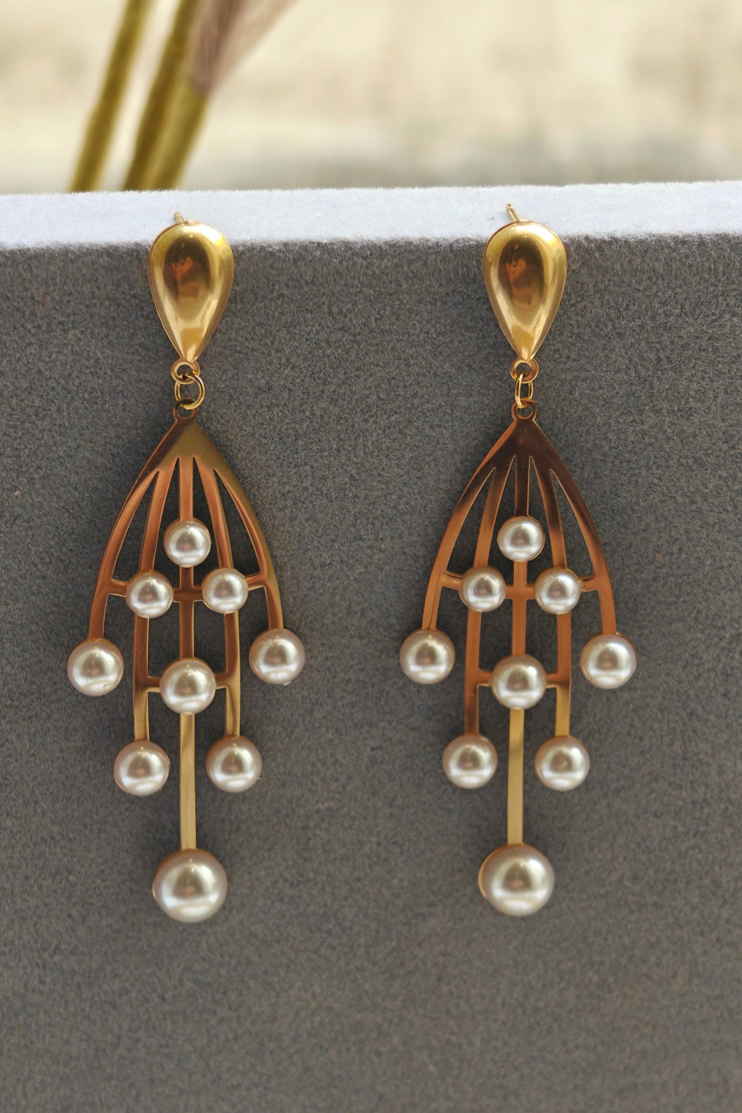 Pearl Cascade Earrings
