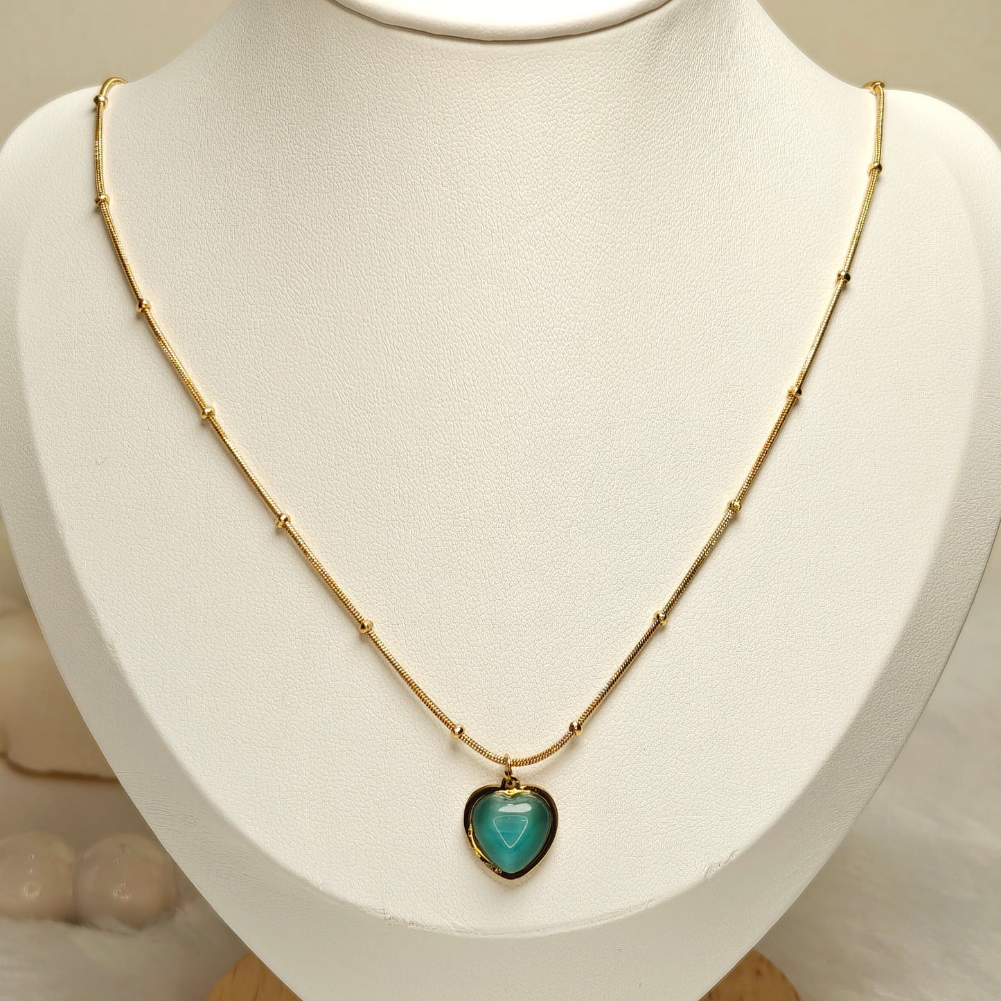 Veridian Heart Necklace