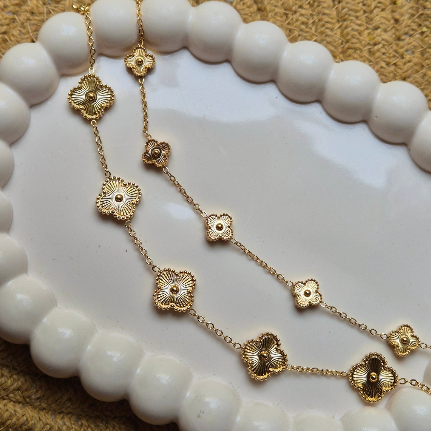 Golden Clover Bracelet Small