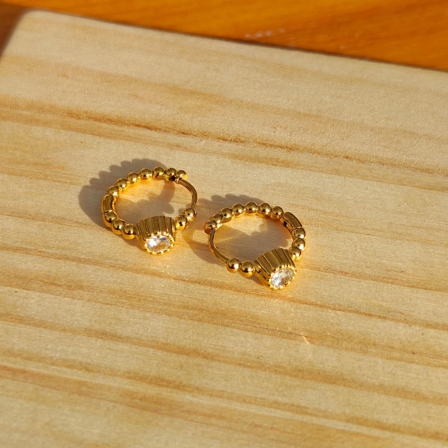 Studded Ball Hoops