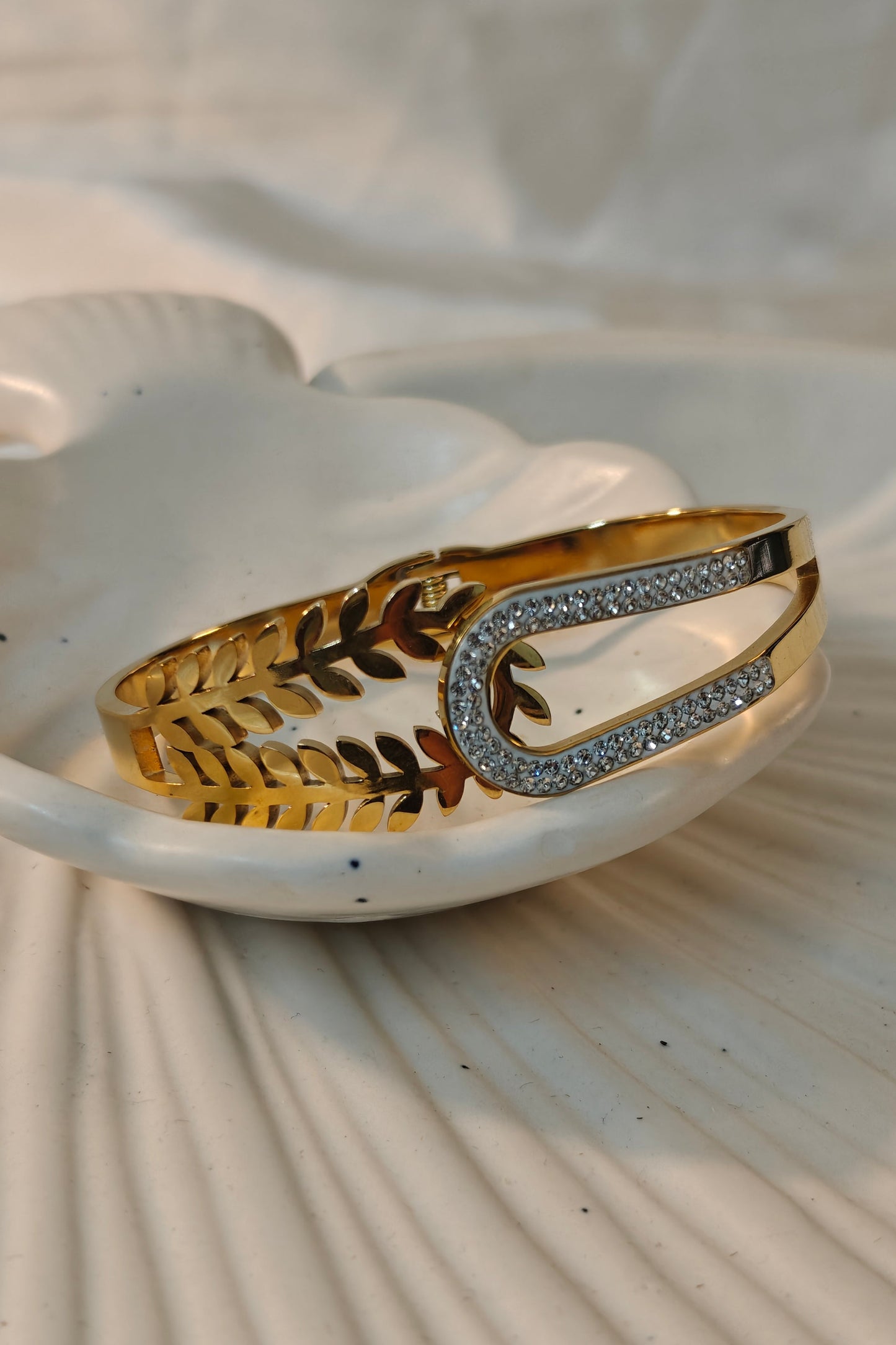 Floral Arc Bracelet