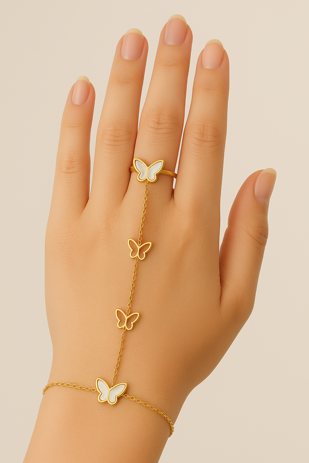 Dainty Butterfly Handchain