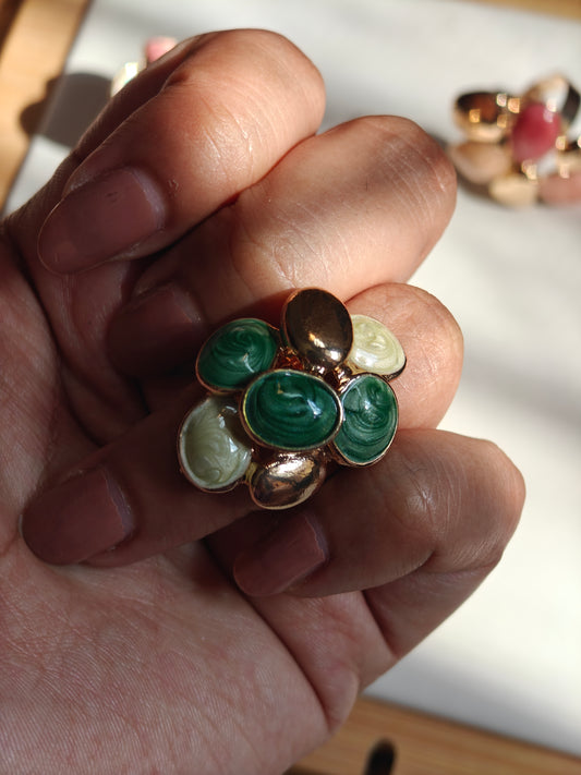 Fernlight Enamel Ring