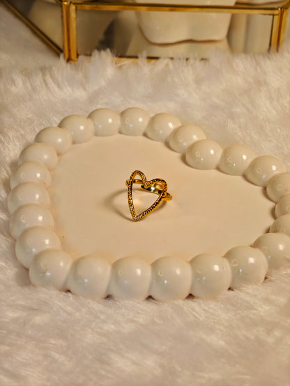 Dotted Heart Ring