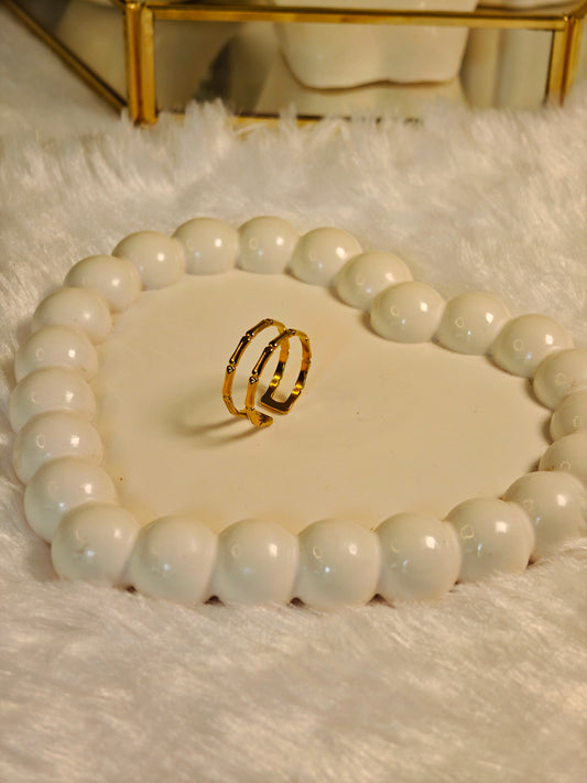 Dainty Bamboo Ring