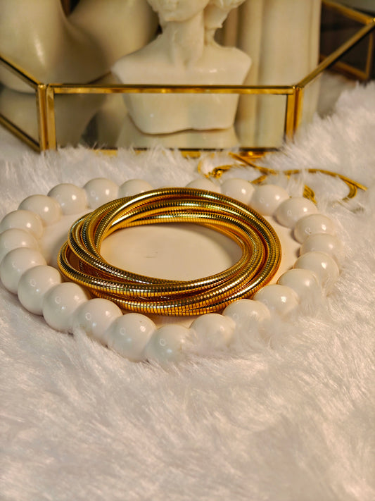 Golden Coil Bracelet