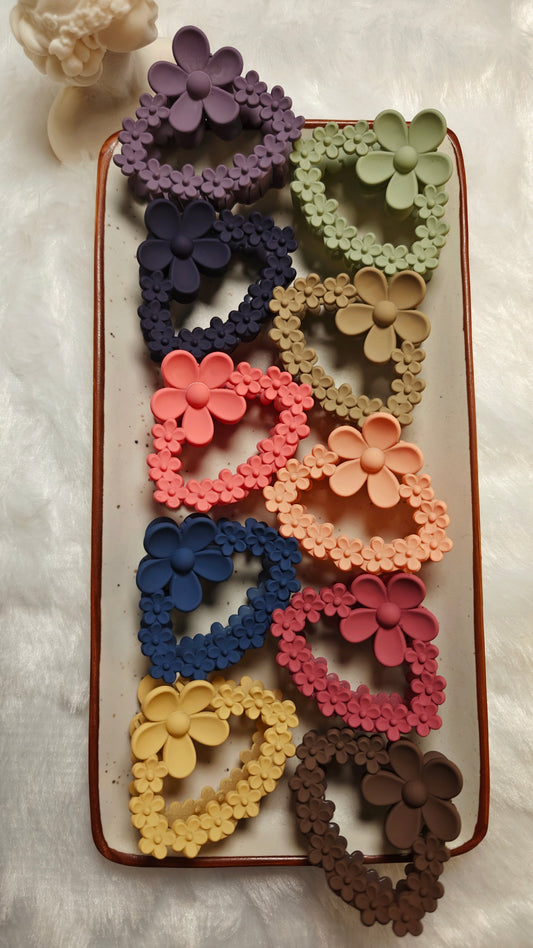 Floral Claw Clip