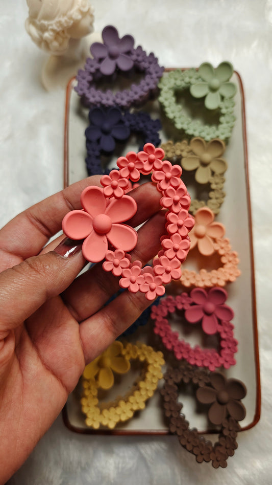 Floral Claw Clip