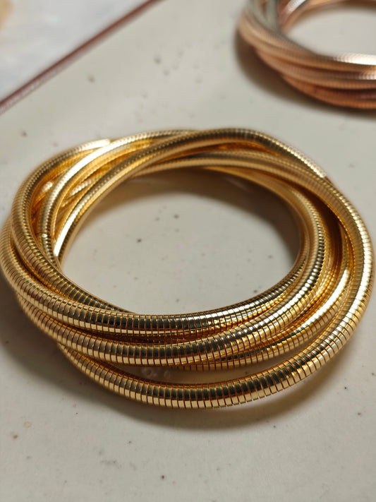 Golden Coil Bracelet