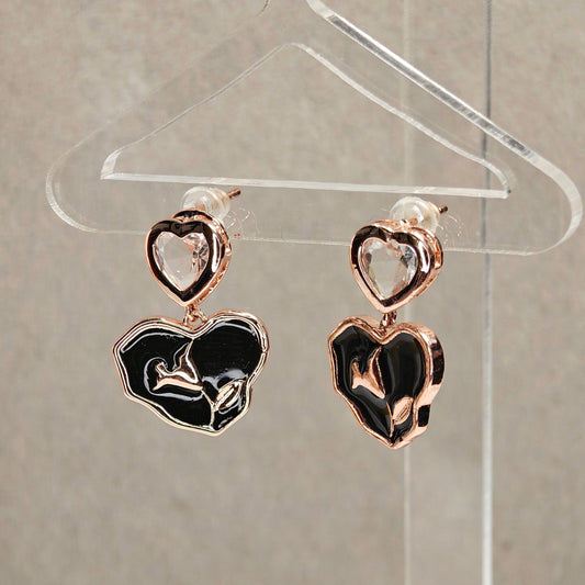 Midnight Rose Dangles