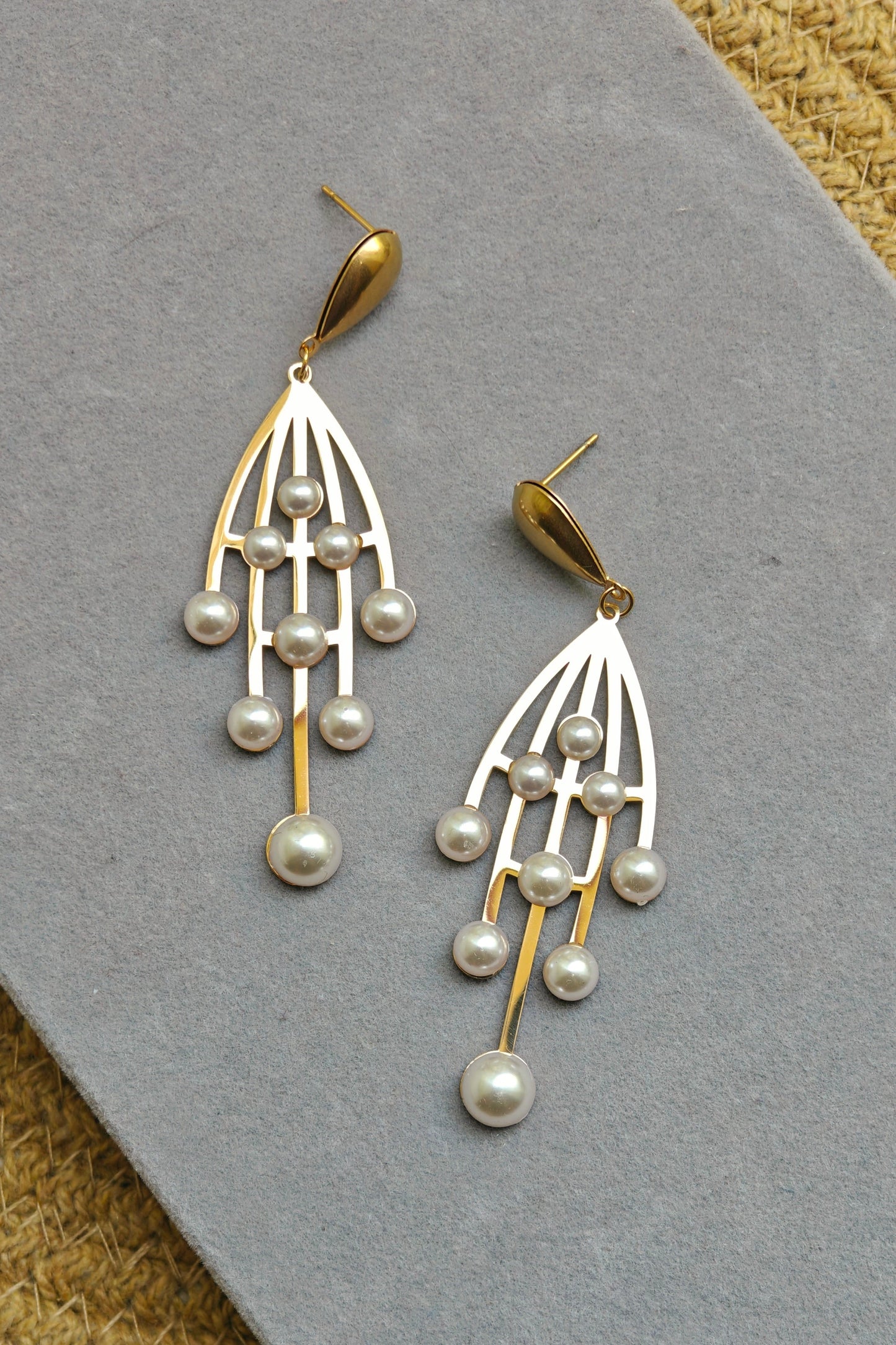 Pearl Cascade Earrings