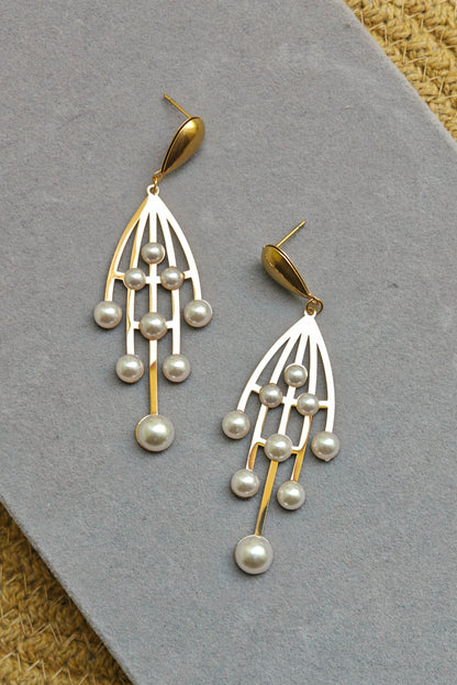 Pearl Cascade Earrings