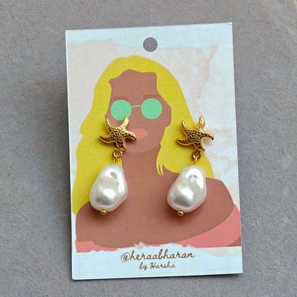 Starry Baroque Drop Earrings