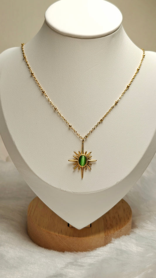 Sunburst Sage Necklace