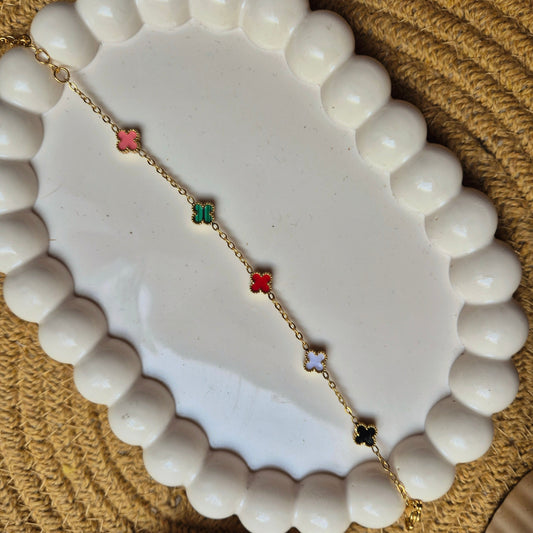 Multi Clover Bracelet Small