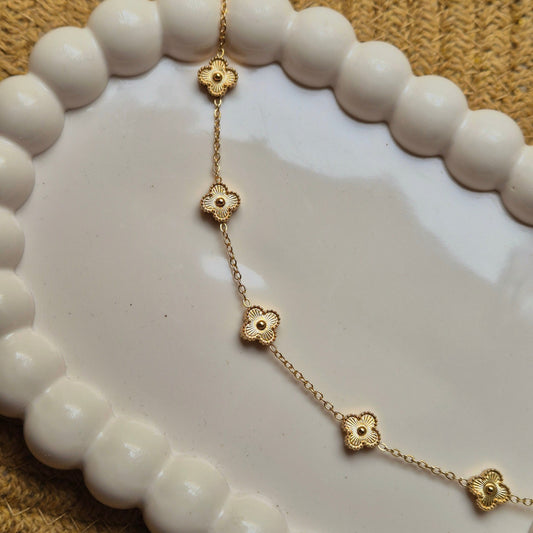 Golden Clover Bracelet Small