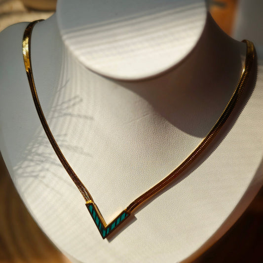Vera Necklace Green