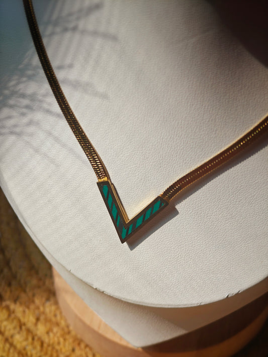 Vera Necklace Green