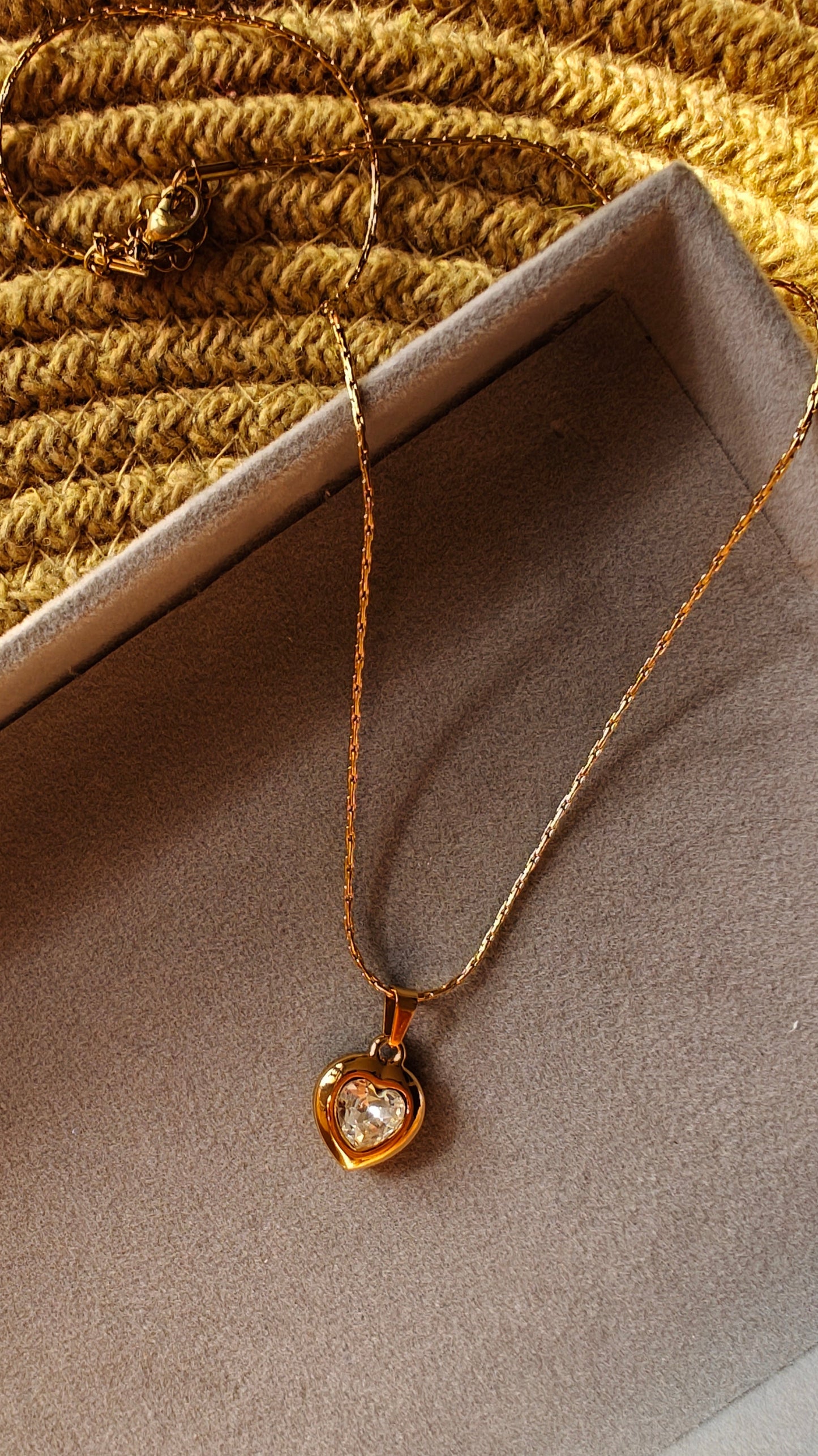 Moonlit Heart Necklace