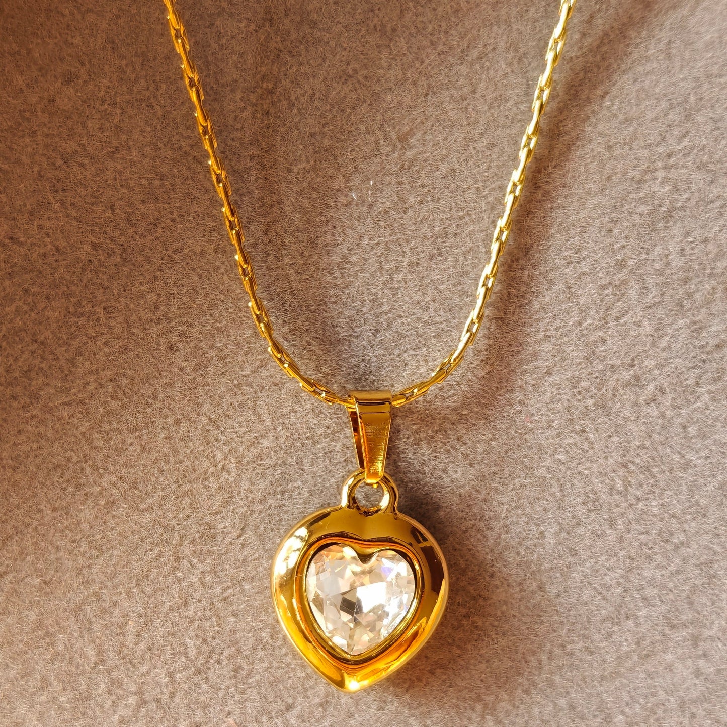 Moonlit Heart Necklace