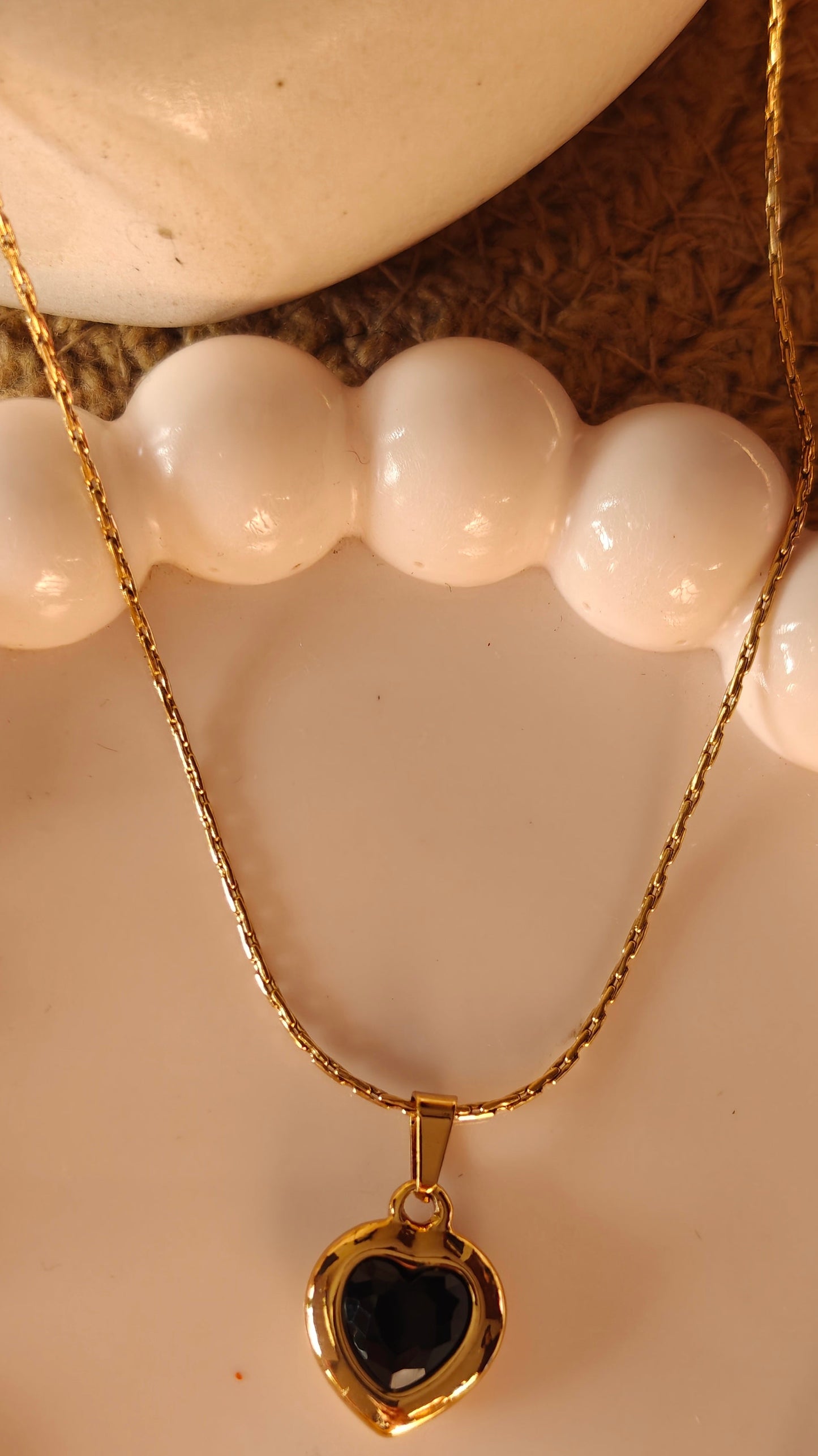 Midnight Heart Necklace