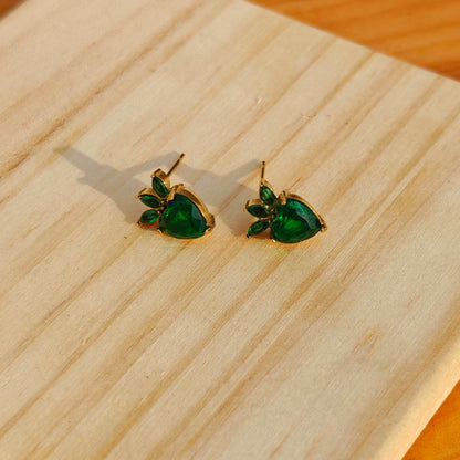 Strawberry Moss Studs (small)