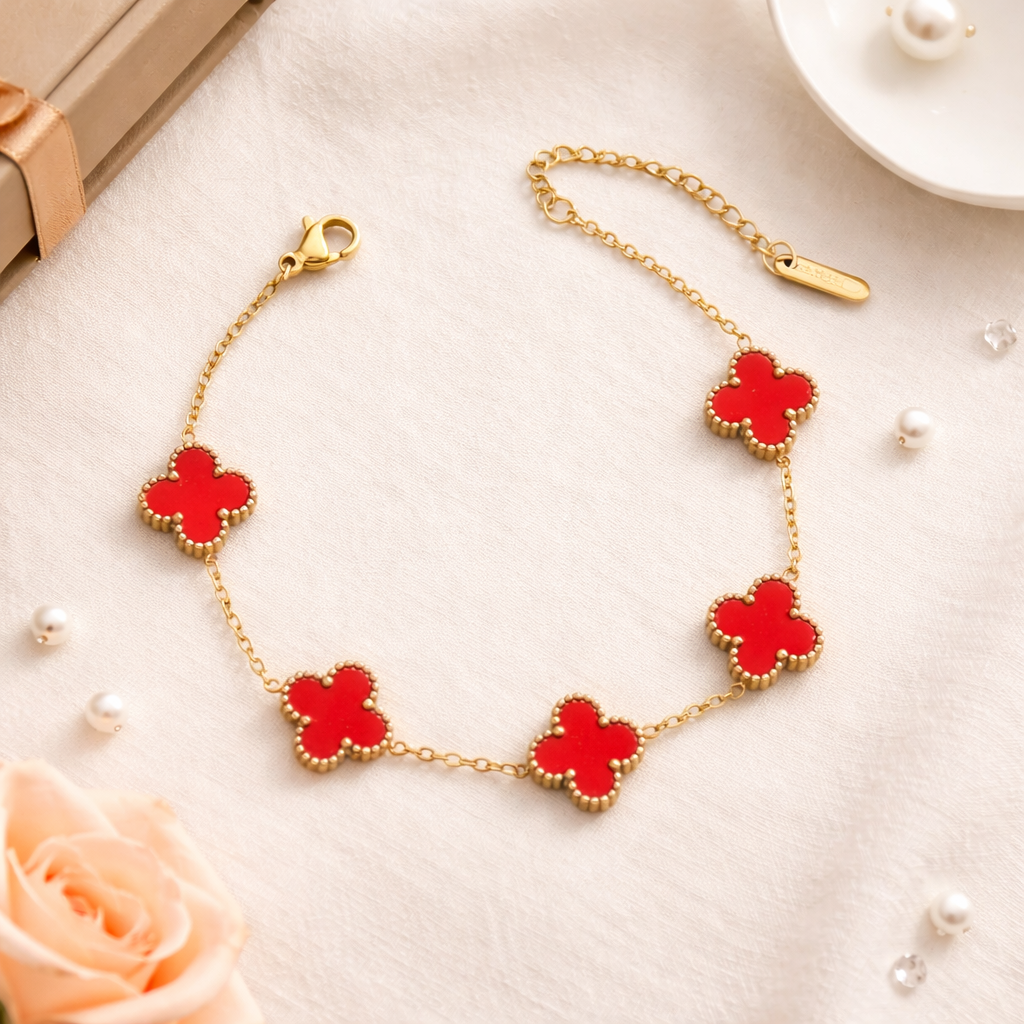 Red Clover Bracelet