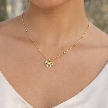 Bow Glow Necklace