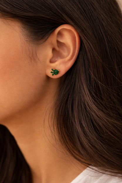 Strawberry Moss Studs (small)