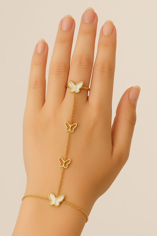 Dainty Butterfly Handchain