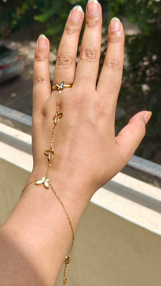 Dainty Butterfly Handchain