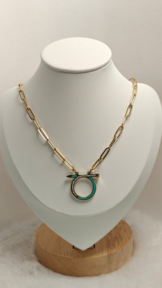 Nailed It Mint Necklace