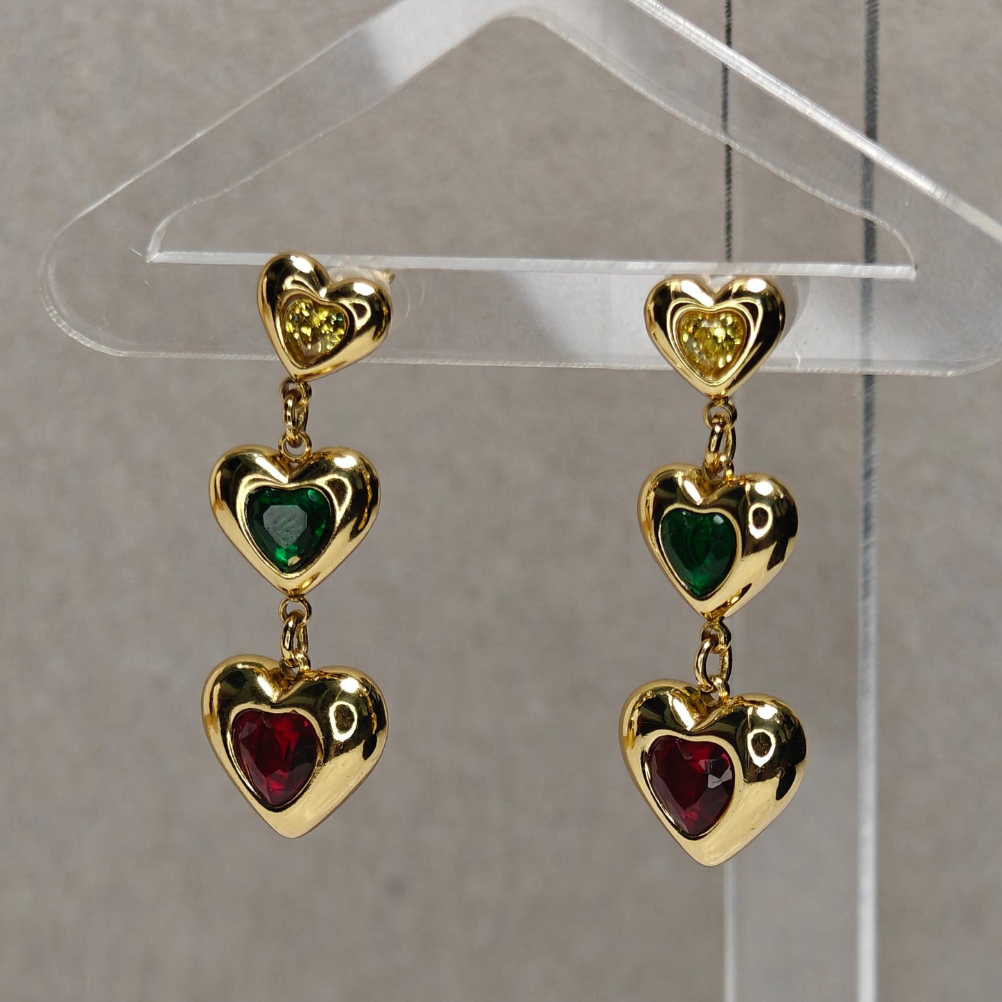 Color Crush Hearts Earrings