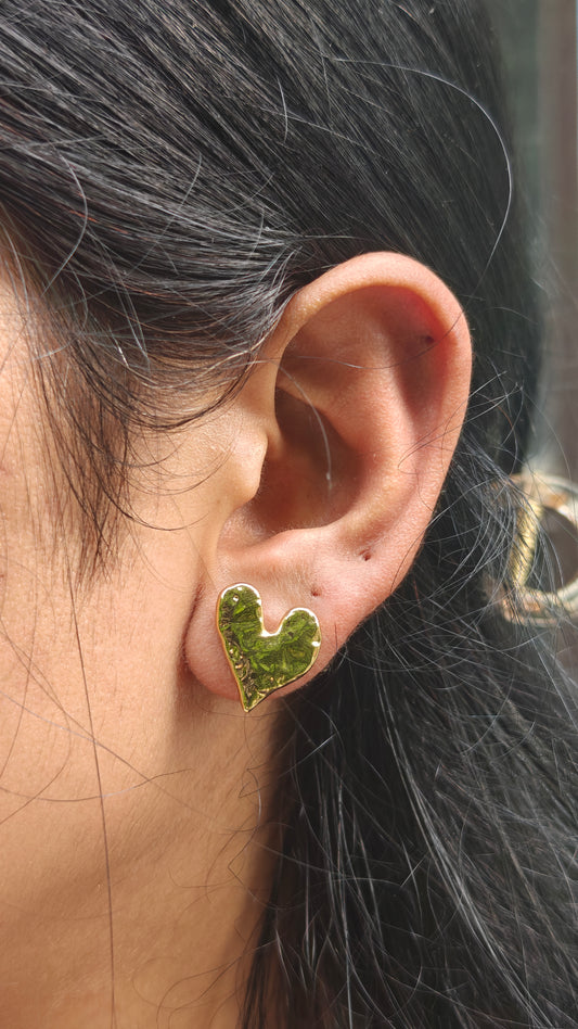 Puffy Heart Earrings