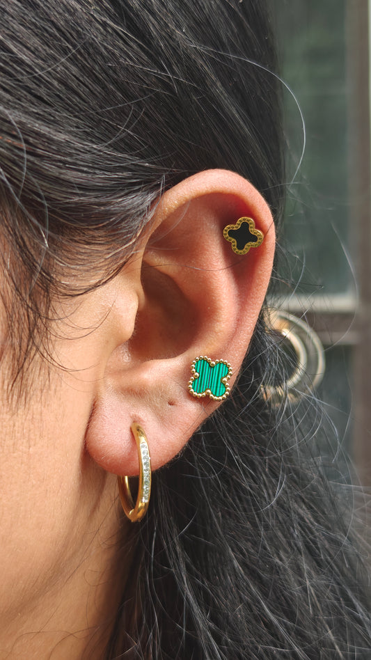 Clover Theme Earrings Combo