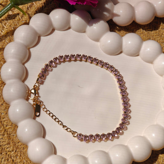 Rosé Tennis Bracelet