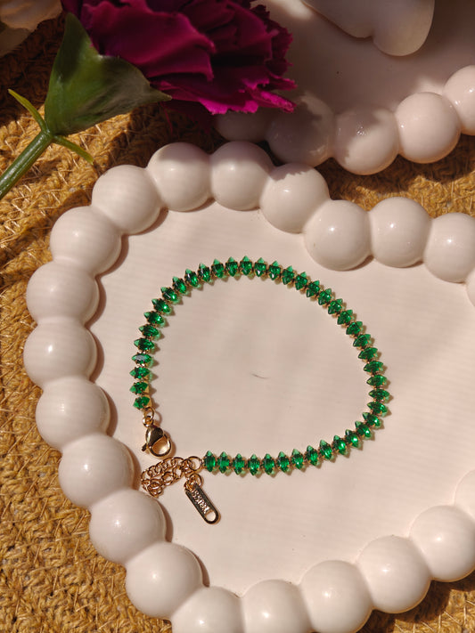 Verdant Tennis Bracelet