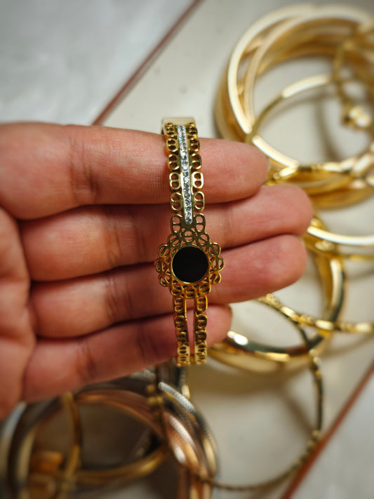 Midnight Bloom Cuff