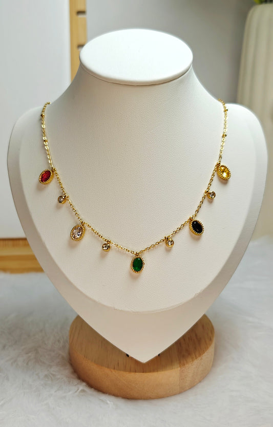 Vintage Aurora Drops Necklace