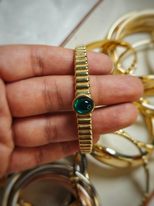 Ethereal Emerald Cuff