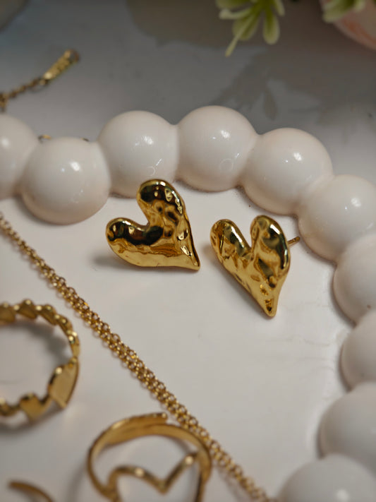 Puffy Heart Earrings