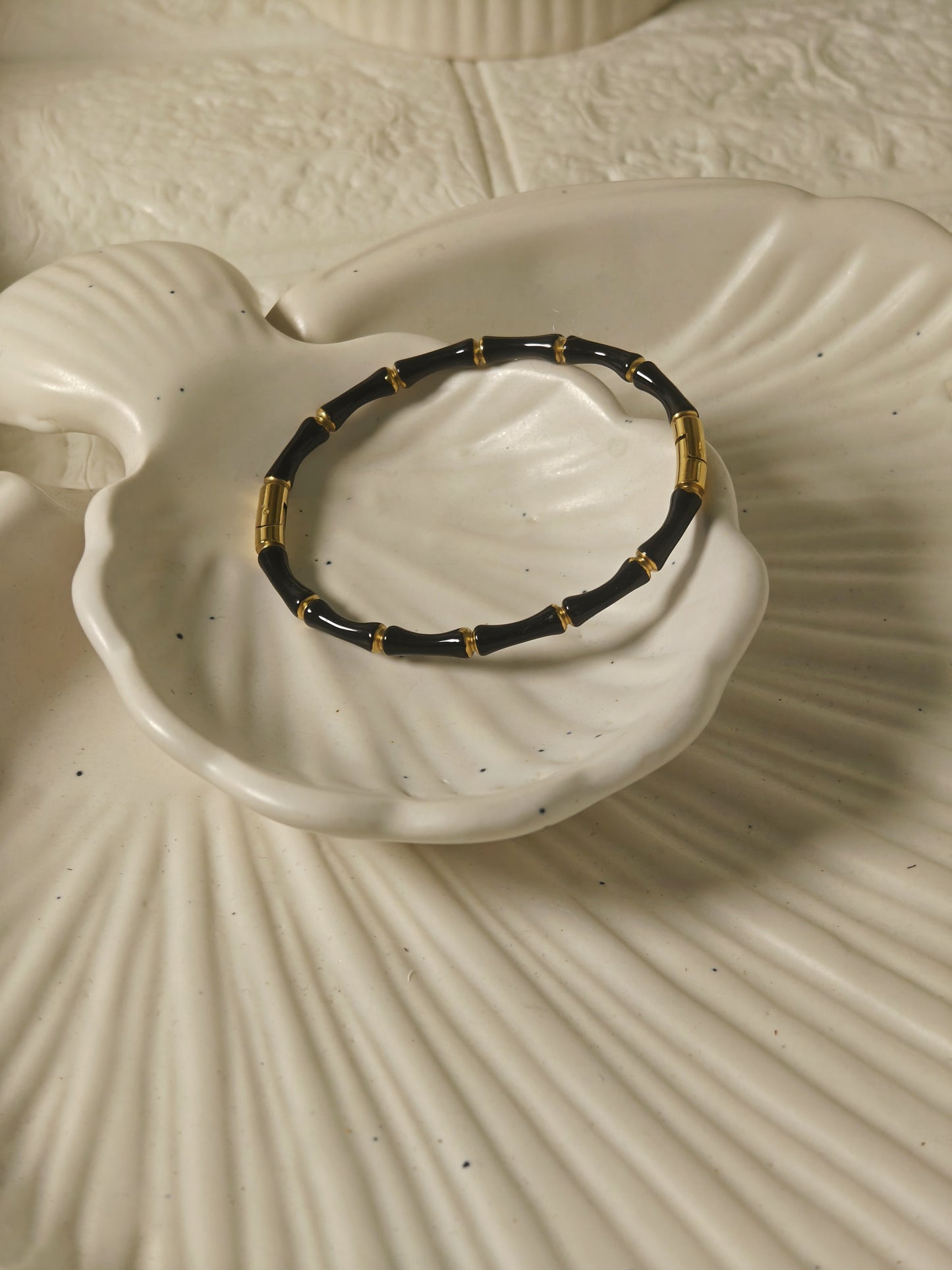 Black Bamboo Bracelet