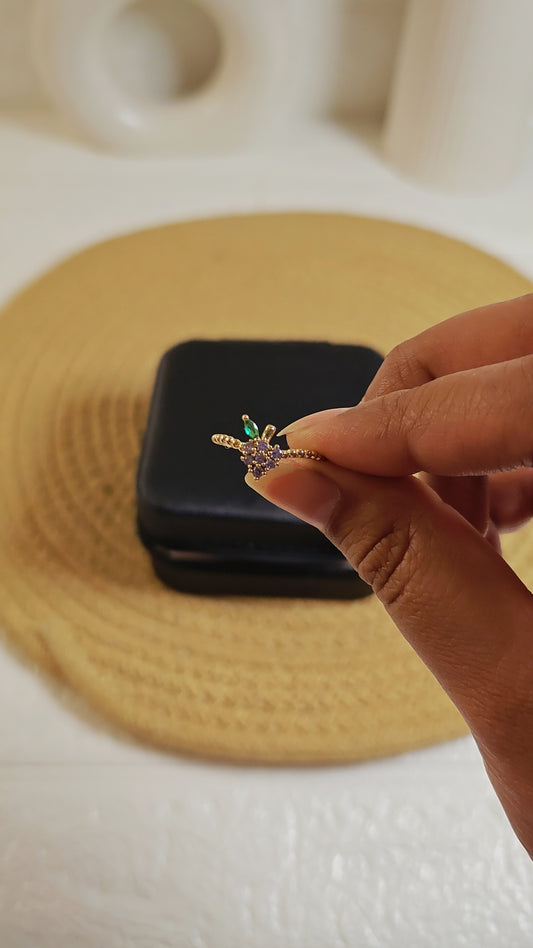 Grape Glow Ring