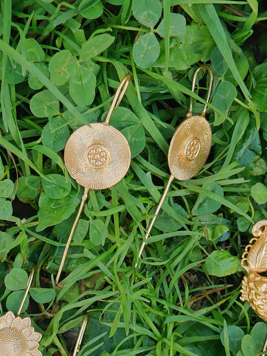 Kiwi Handmade Ear Pin Earrings